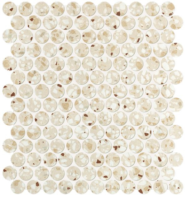 GLIM GEMME BEIGE ROUND MOSAICO MATT GLIM GEMME BEIGE ROUND MOSAICO MATT