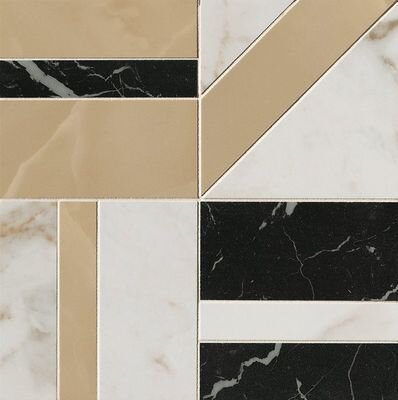ROMA G. CALAC. DELICATO/ONICE MIELE/NERO ELEG. DECO MOSAICO ROMA G. CALAC. DELICATO/ONICE MIELE/NERO ELEG. DECO MOSAICO