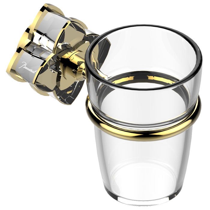 Pétale de Cristal clair liseré doré