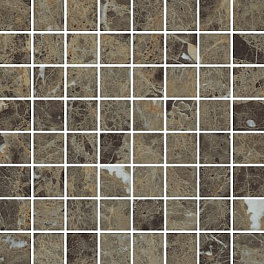 CHARME DELUXE Emperador Dark Mosaico Lux 29,2x29,2//Ш.Д. Эмперадор Дарк Мозаика Люкс 29,2x29,2 (6101