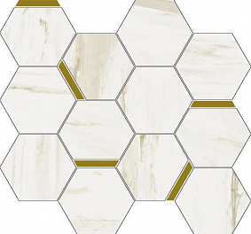 Stellaris Carrara Ivory Mosaico Chic