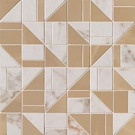 ROMA GOLD CALACATTA DELICATO/ONICE MIELE SLASH MOSAICO