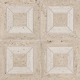 MATERIA CLASSICA 30X30 BEIGE BIANCO ICON C MOSAICO